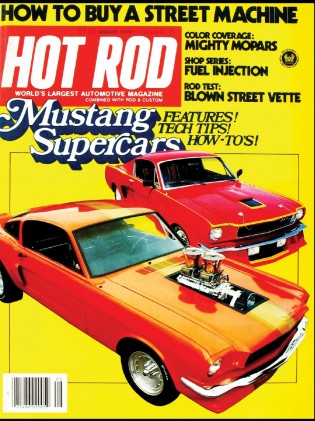 HOT ROD 1979 AUG - X11, CROWER, MUSTANG Spcl, TURBO V6